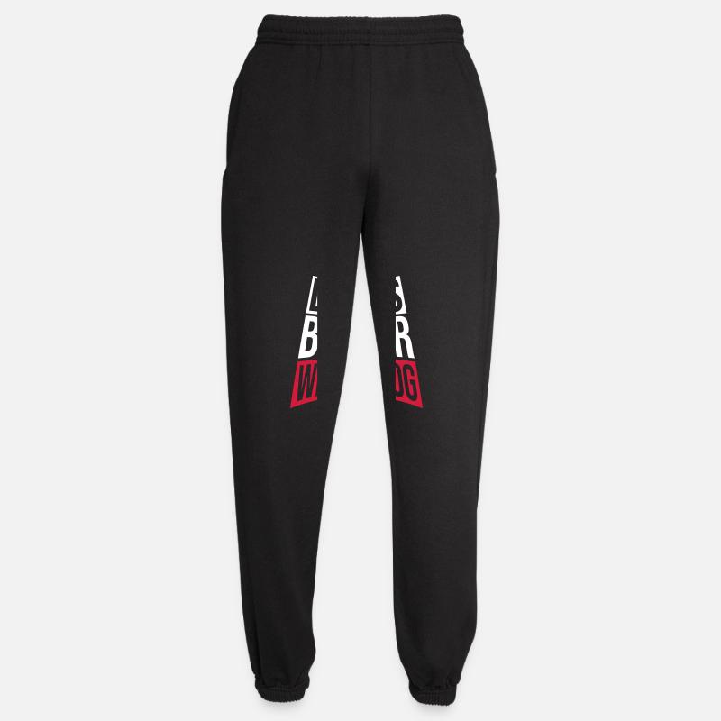 better with a dog - Unisex Joggers - black