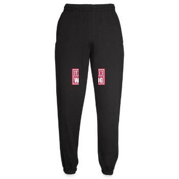 mieux avec un chien - Pantalon de jogging unisexe - noir - Devant - AI Model Female 172 light (172cm)