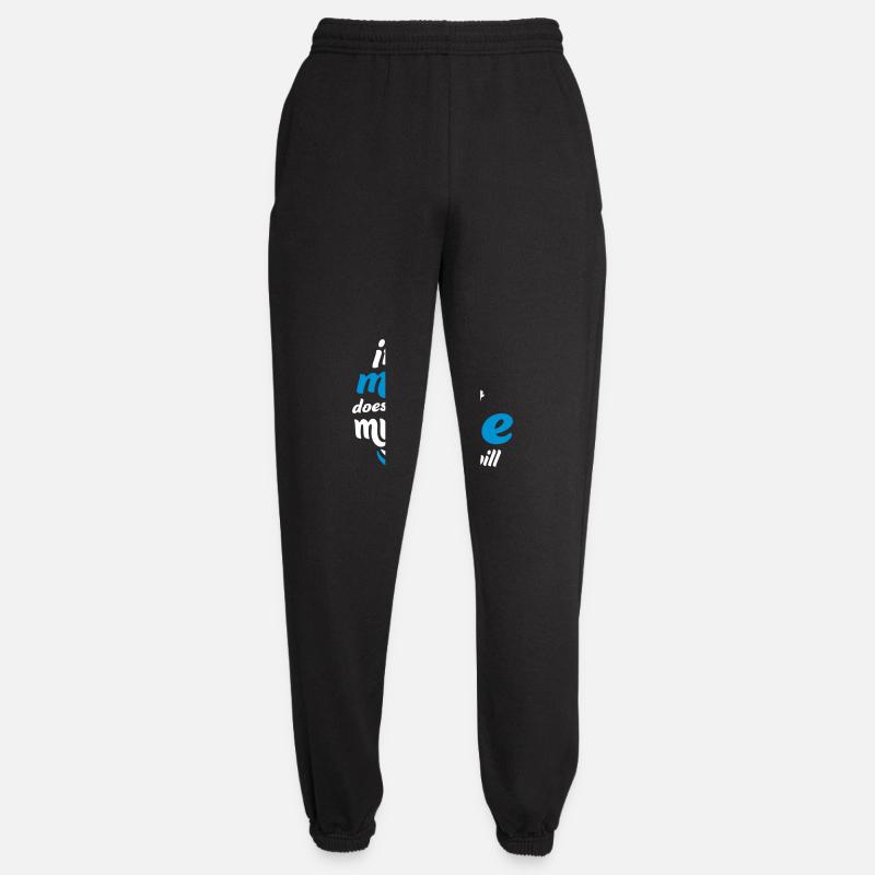 my face definitely will - Unisex Joggers - black