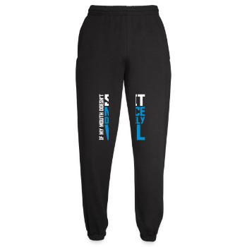 Mon visage le fera certainement - Pantalon de jogging unisexe - noir - Devant - AI Model Female 172 light (172cm)