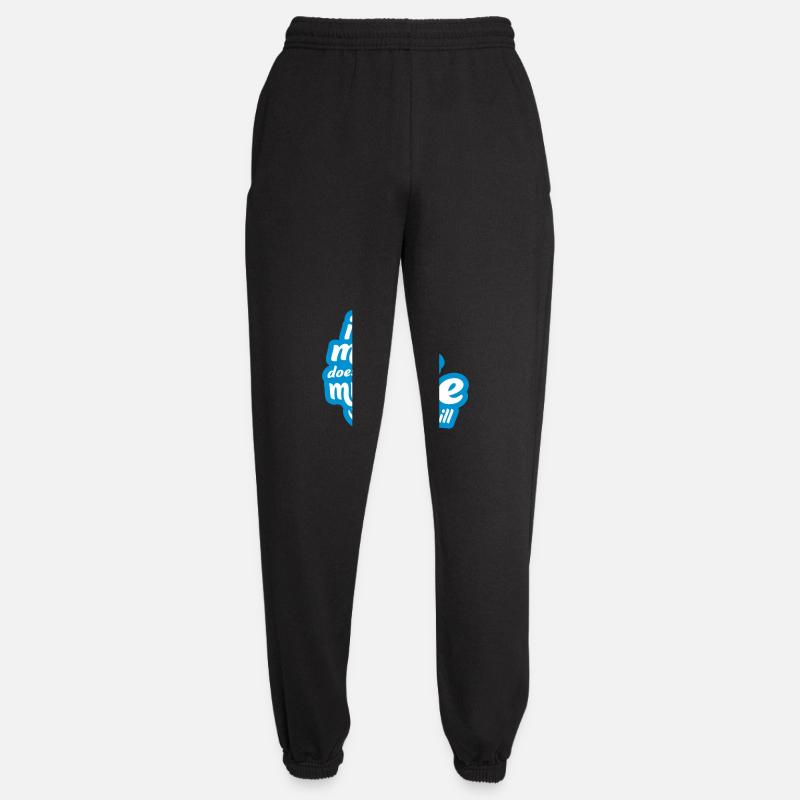 my face definitely will - Unisex Joggers - black