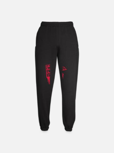 everything is fine quote - Unisex Joggers - black