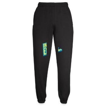 inhale exhale yoga quote - Unisex Joggers - black - Front - AI Model Female 172 light (172cm)