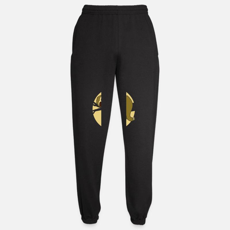 Comic Ast schlafen Faultier - Unisex Jogginghose - Schwarz