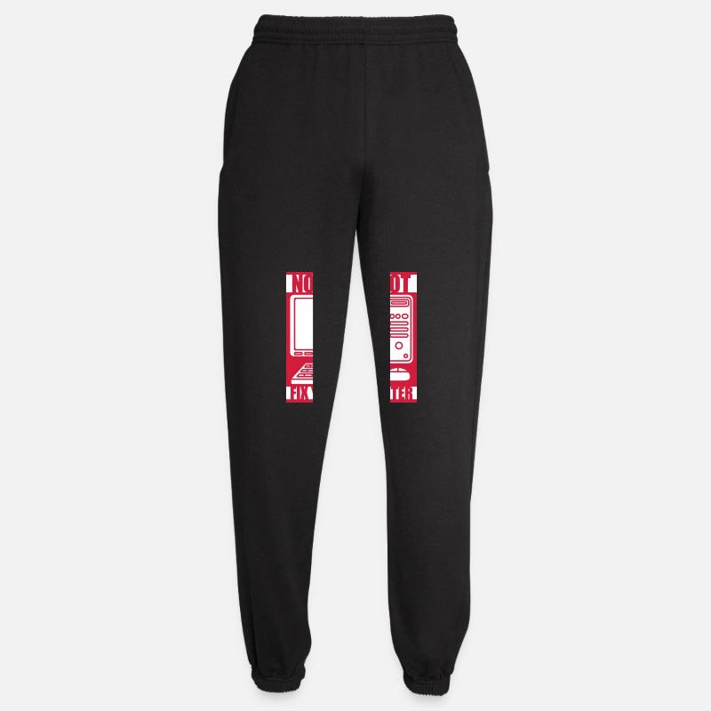 not fix your computer - Unisex Jogginghose - Schwarz