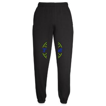 team - Unisex Jogginghose - Schwarz - Vorne - AI Model Female 172 light (172cm)