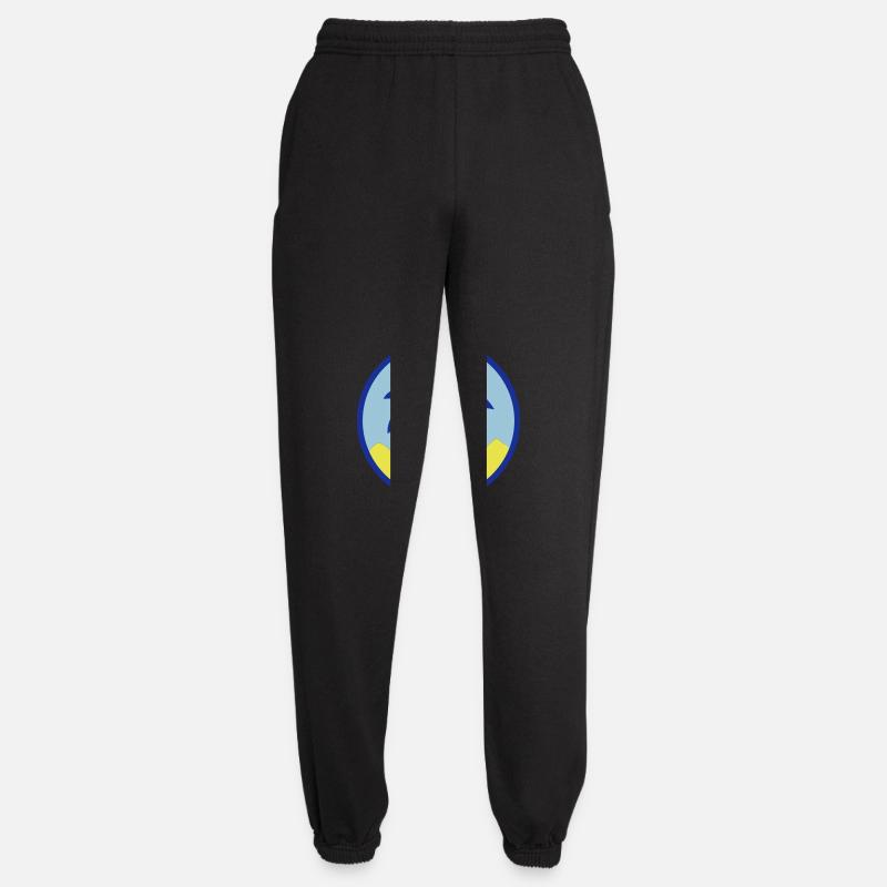 palme pyramide - Unisex Jogginghose - Schwarz