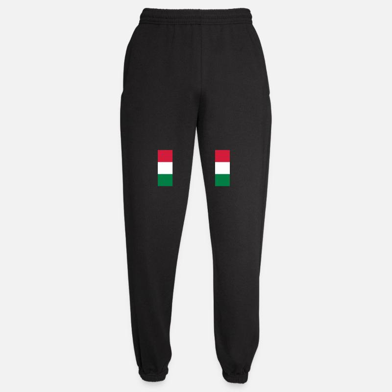 Flagge Ungarn / Drapeau Hongrie - Unisex Jogginghose - Schwarz