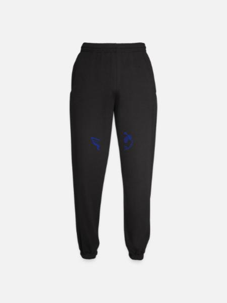Cool DJ Guldfisk Lyserød fisk Party Club Musik - Unisex joggingbukser - sort