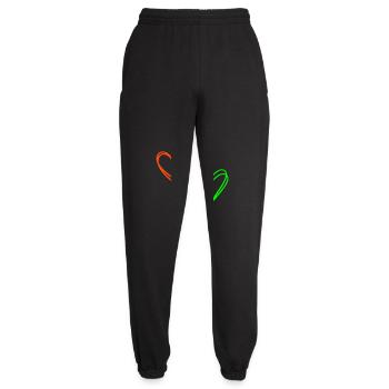 Herzen <3 Herzkette ♥ Liebe - Unisex Jogginghose - Schwarz - Vorne - AI Model Female 172 light (172cm)