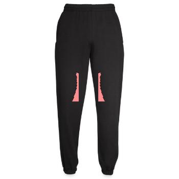 Katzen Klauen Pfote Tatzen Scharfe Krallen Kratzen - Unisex Jogginghose - Schwarz - Vorne - AI Model Female 172 light (172cm)
