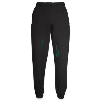 3 Cactus Plants Prickly Spiny Cacti Desert - Unisex Joggers - black - Front - AI Model Female 172 light (172cm)
