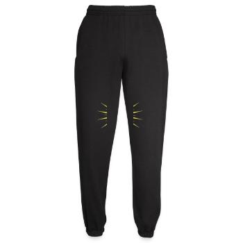 Rayons de soleil brillants Lumière Lumière Chaleur - Pantalon de jogging unisexe - noir - Devant - AI Model Female 172 light (172cm)