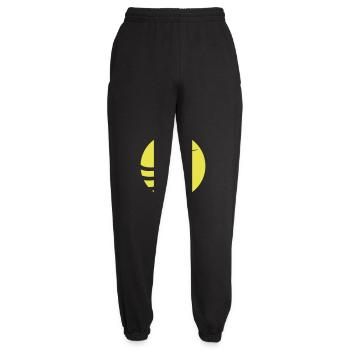 Airplane Flying In The Sun Flying Stripe Round - Unisex Joggers - black - Front - AI Model Female 172 light (172cm)