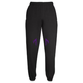 Zwei Pinguine Paar Pärchen Liebe 2 Verliebte Herz - Unisex Jogginghose - Schwarz - Vorne - AI Model Female 172 light (172cm)