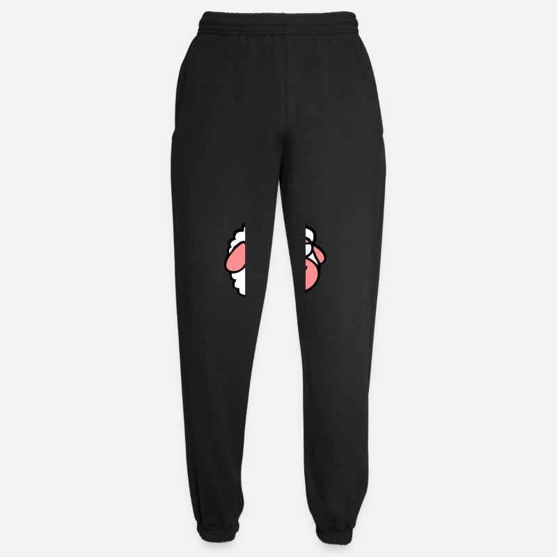 Schaf Traurig Schüchtern Introvertiert Unglücklich - Unisex Jogginghose - Schwarz