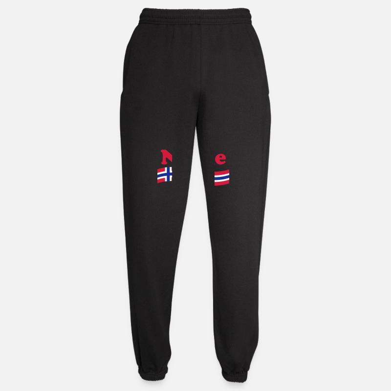 Norway Flag Norge - Unisex Joggers - black