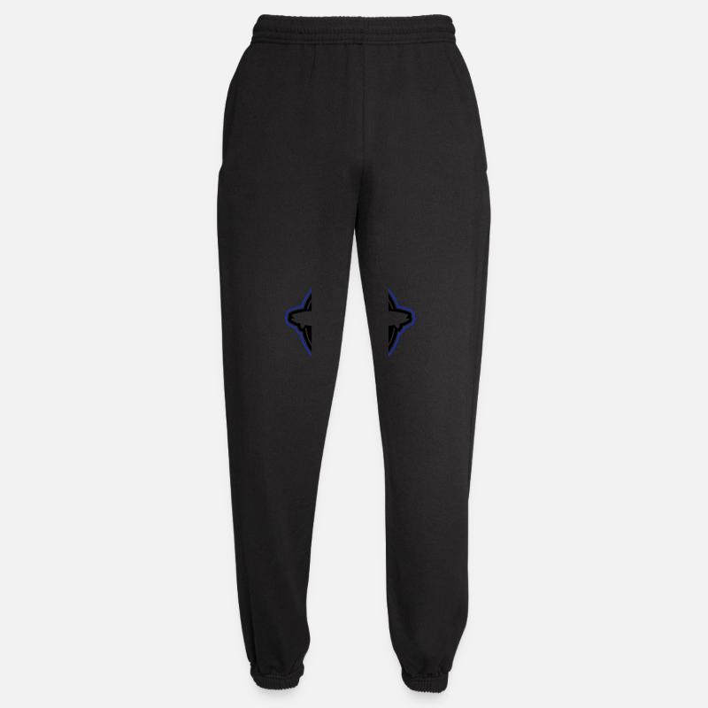Hameçons de pêche au poisson - Pantalon de jogging unisexe - noir
