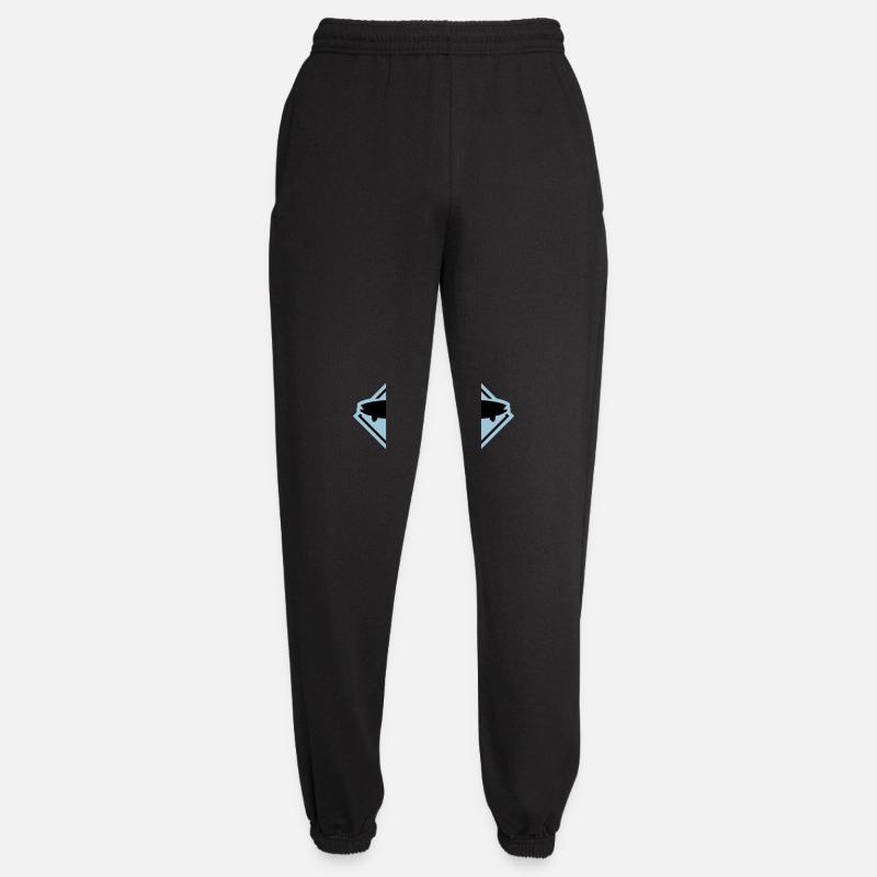 Pêche Icône de pêche - Pantalon de jogging unisexe - noir