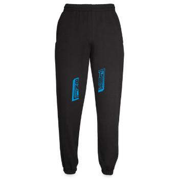 Breaking news don't care - Unisex Jogginghose - Schwarz - Vorne - AI Model Female 172 light (172cm)