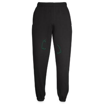 Happy and sad ghosties - Unisex Joggers - black - Front - AI Model Female 172 light (172cm)