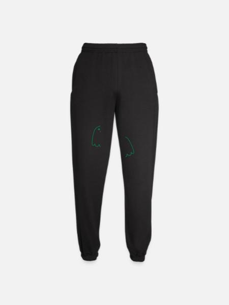 Happy and sad ghosties - Unisex Joggers - black
