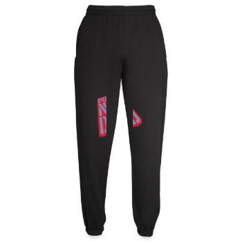 punks not dead quote - Unisex Joggers - black - Front - AI Model Female 172 light (172cm)