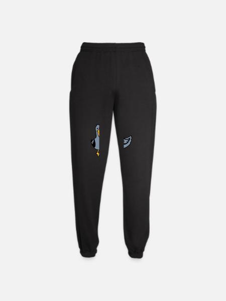Friends 2 funny seagulls - Unisex Joggers - black
