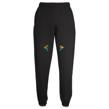 being old people age - Unisex Jogginghose - Schwarz - Vorne - AI Model Female 172 light (172cm)