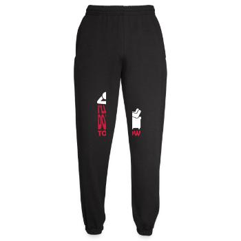 do it tomorrow Zitat - Unisex Jogginghose - Schwarz - Vorne - AI Model Female 172 light (172cm)