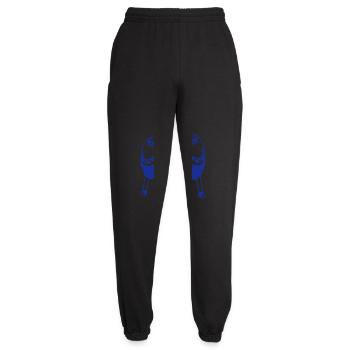 2 Sheep Crossed Arms Offended Friends Team - Unisex Joggers - black - Front - AI Model Female 172 light (172cm)