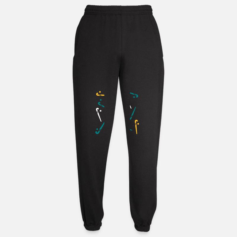Hockeyschläger - Unisex Jogginghose - Schwarz