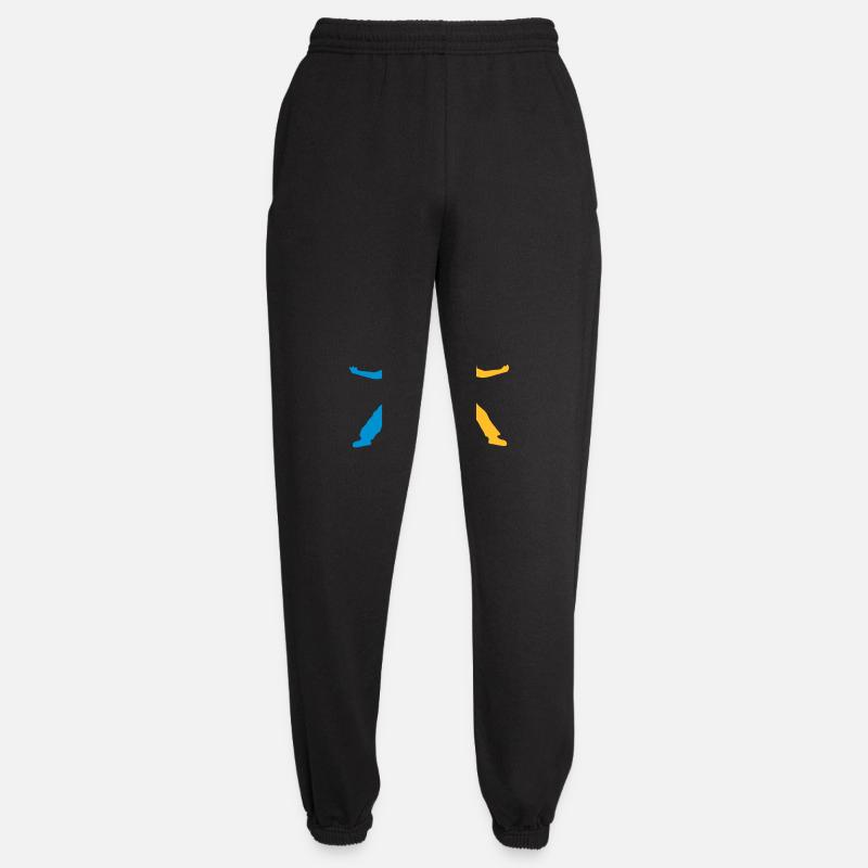 Team 2 Luftgitarre Freunde - Unisex Jogginghose - Schwarz