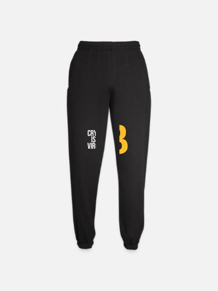 crypto is for virgins - Unisex Joggers - black