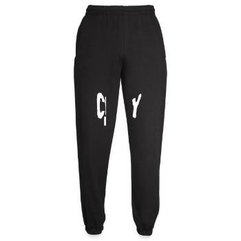 Crazy Party Crew Folles Célébrations Équipe Amis Fun - Pantalon de jogging unisexe - noir - Devant - AI Model Female 172 light (172cm)