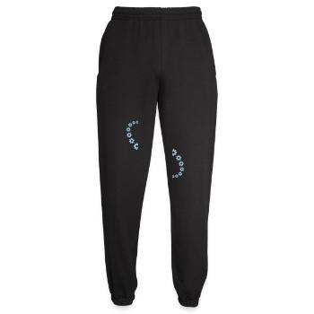 Many Pretty Flowers Colorful Decorative Pattern Beautiful - Unisex Joggers - black - Front - AI Model Female 172 light (172cm)
