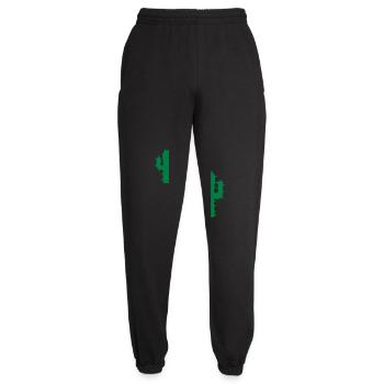 Drei Kakteen 3 Kaktus Wüste Cool Grüne Silhouette - Unisex Jogginghose - Schwarz - Vorne - AI Model Female 172 light (172cm)