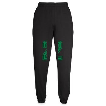 22 - Unisex Jogginghose - Schwarz - Vorne - AI Model Female 172 light (172cm)
