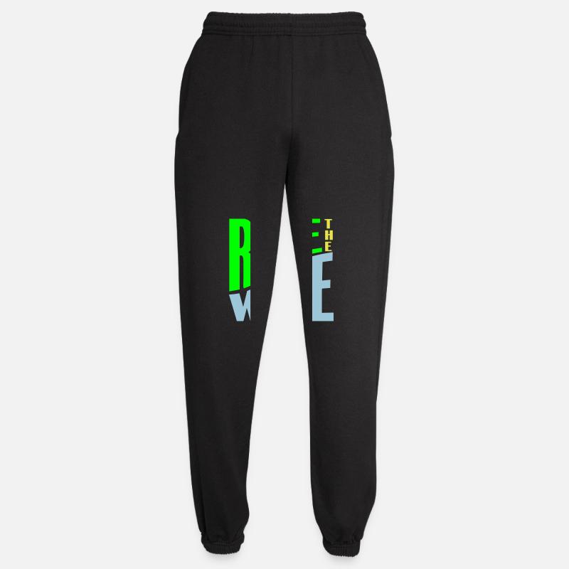 Ride the Wave plotter - Unisex Joggers - black