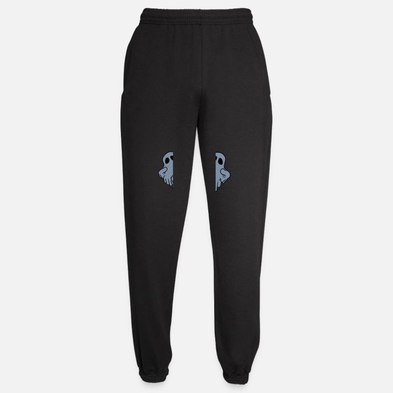 3 funny floating ghosts - Unisex Joggers - black