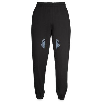 Crew 3 funny ghosts - Unisex Joggers - black - Front - AI Model Female 172 light (172cm)