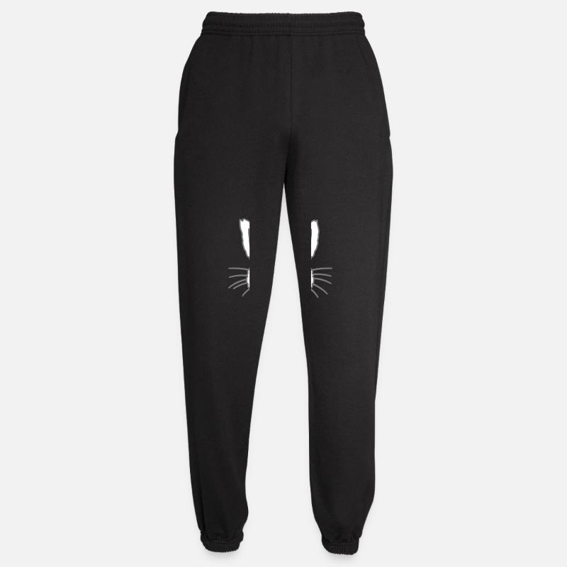Petit visage de lapin kawaii - Pantalon de jogging unisexe - noir
