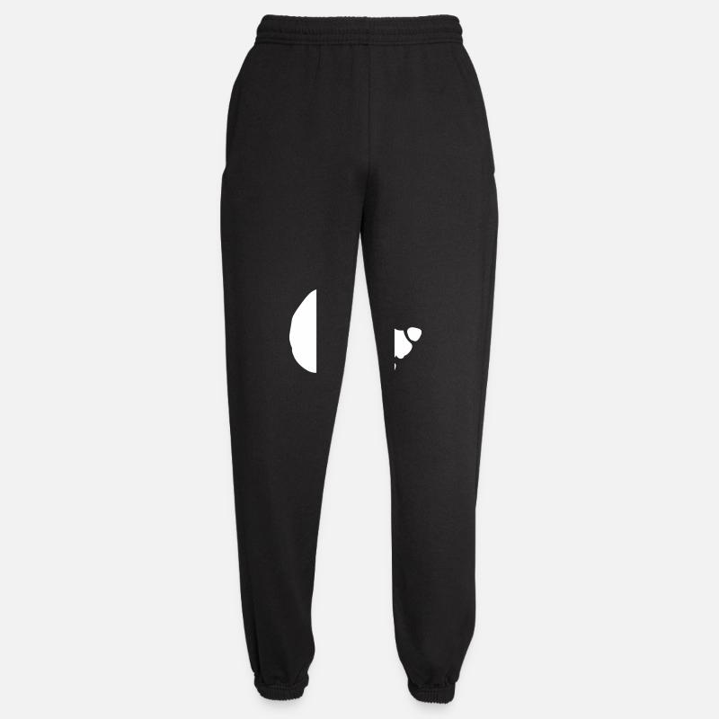 Skull Dog Halloween Skeleton - Unisex Joggers - black