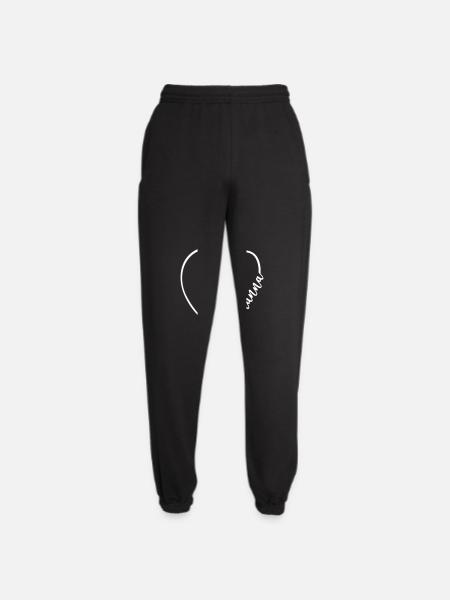 Johanna Name Calligraphy Heart - Unisex Joggers - black