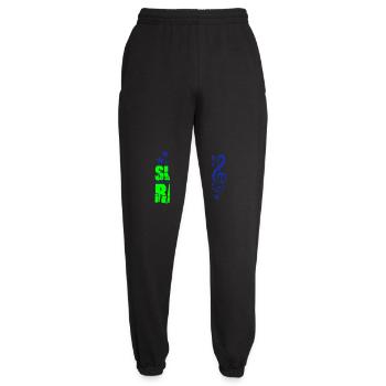 Eat Sleep Rave Repeat Essen Schlafen Raven Spruch - Unisex Jogginghose - Schwarz - Vorne - AI Model Female 172 light (172cm)