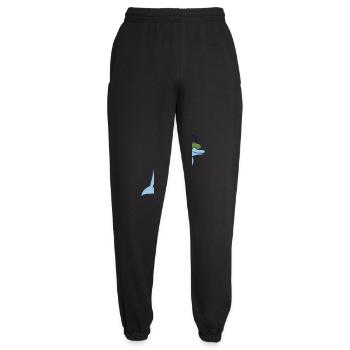 Cool DJ Dolphin Jumps Sunglasses Party Music - Unisex Joggers - black - Front - AI Model Female 172 light (172cm)