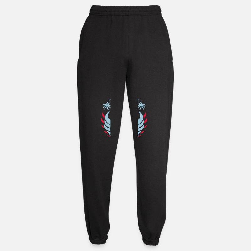 Paradise Hibiskus Blume - Unisex Jogginghose - Schwarz