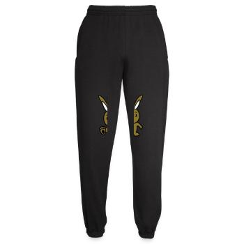 3 Hasen Familie Kinder Eltern Drei Geschwister Süß - Unisex Jogginghose - Schwarz - Vorne - AI Model Female 172 light (172cm)