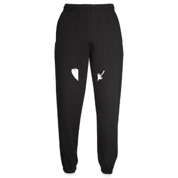 spring - Unisex Joggers - black - Front - AI Model Female 172 light (172cm)