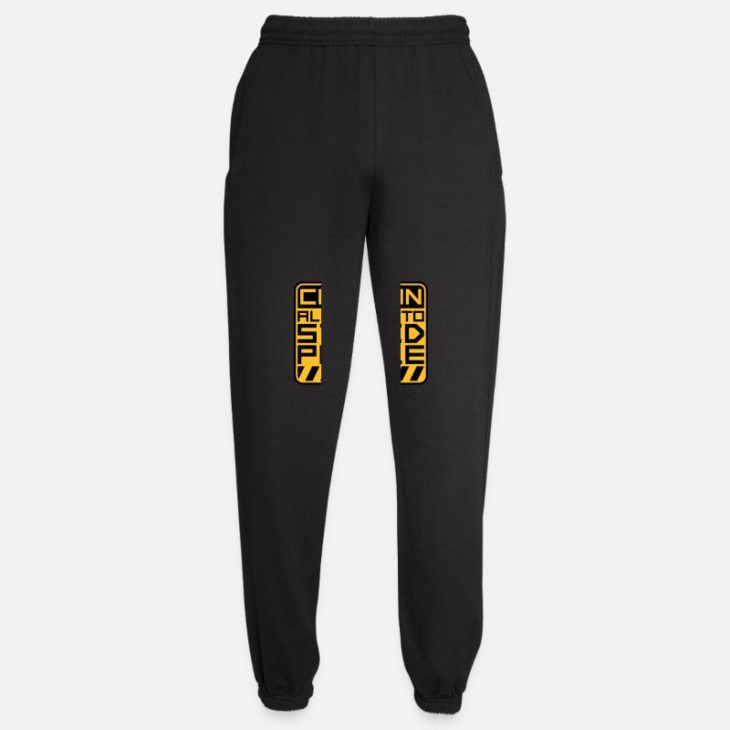 Caution Stupid People - Unisex Joggers - black